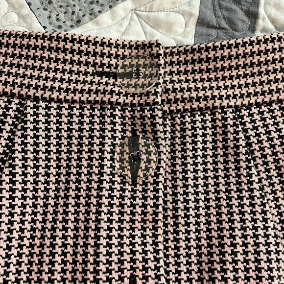 & other stories houndstooth high rise front button midi skirt - Picture 9 of 12